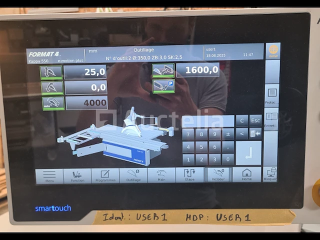 Felder houtbewerkingsmachines formaat 4 kappa 550 e-motion - afbeelding 2 van  8