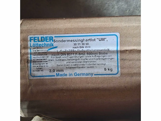 Felder lottechnik nikkel zilver soldeerstaven (03-025) - afbeelding 1 van  1
