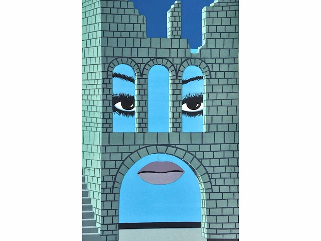 Felix labisse - femmes dans un chateau - litho - afbeelding 7 van  7