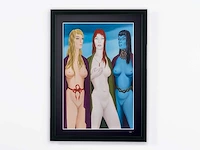 Félix labisse (after) - "les trois glorieuses " - 1967 - 70x50 cm - gelimiteerde oplage 20 stuks - certificaat - afbeelding 1 van  7