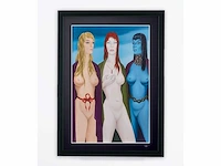 Félix labisse (after) - "les trois glorieuses " - 1967 - 70x50 cm - gelimiteerde oplage 20 stuks - certificaat - afbeelding 2 van  7