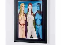 Félix labisse (after) - "les trois glorieuses " - 1967 - 70x50 cm - gelimiteerde oplage 20 stuks - certificaat - afbeelding 5 van  7