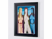 Félix labisse (after) - "les trois glorieuses " - 1967 - 70x50 cm - gelimiteerde oplage 20 stuks - certificaat - afbeelding 6 van  7