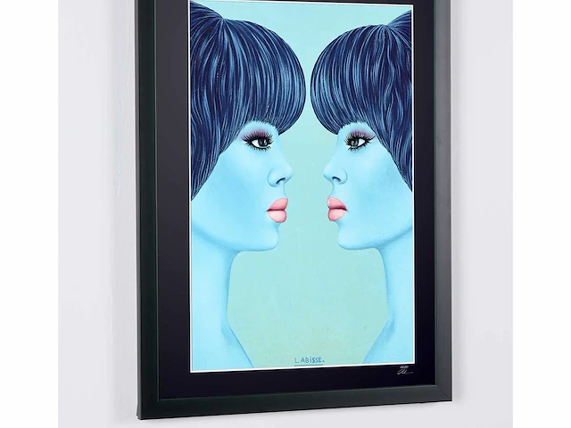 Félix labisse (after) - "parallèlement" - 1973 - 70x50 cm - gelimiteerde oplage 20 stuks - afbeelding 3 van  6