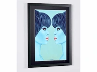 Félix labisse (after) - "parallèlement" - 1973 - 70x50 cm - gelimiteerde oplage 20 stuks - afbeelding 4 van  6