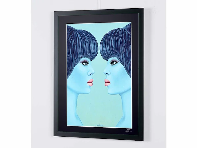 Félix labisse (after) - "parallèlement" - 1973 - 70x50 cm - gelimiteerde oplage 20 stuks - afbeelding 5 van  6
