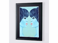 Félix labisse (after) - "parallèlement" - 1973 - 70x50 cm - gelimiteerde oplage 20 stuks - afbeelding 5 van  6