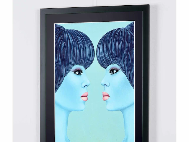 Félix labisse (after) - "parallèlement" - 1973 - 70x50 cm - gelimiteerde oplage 20 stuks - afbeelding 6 van  6