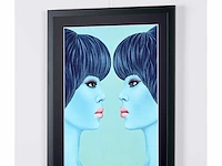Félix labisse (after) - "parallèlement" - 1973 - 70x50 cm - gelimiteerde oplage 20 stuks - afbeelding 6 van  6