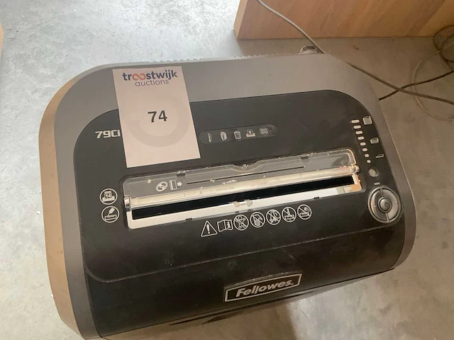 Fellowes 79ci elektrische papierversnipperaar - afbeelding 3 van  3
