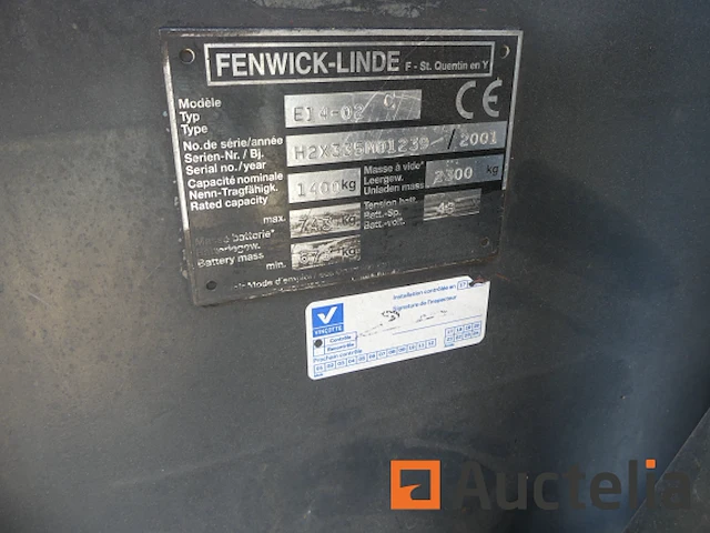 Fenwick-linde elektrische vorkheftruck e 14-02 - afbeelding 15 van  17