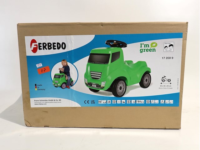 Ferbedo houten loopfiets - afbeelding 1 van  2