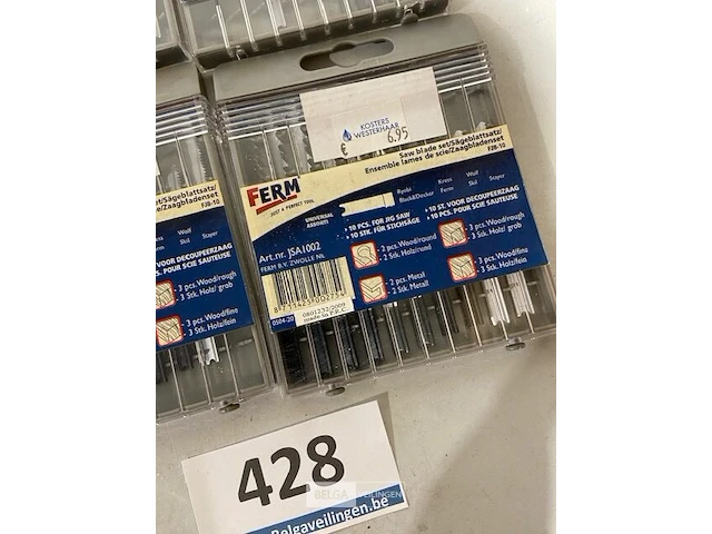 Ferm 5x10 zaafbladen voor decoupeerzaag universeel - afbeelding 3 van  3