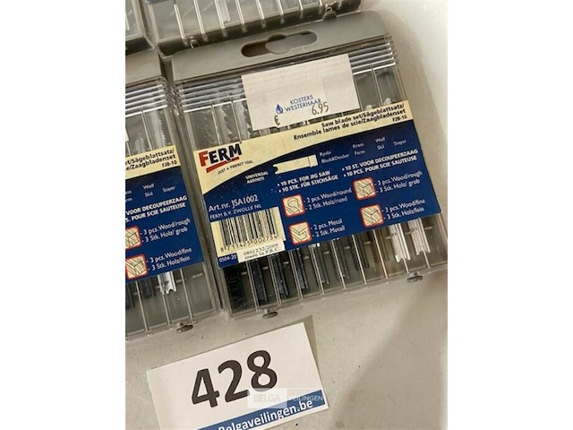 Ferm 5x10 zaafbladen voor decoupeerzaag universeel - afbeelding 3 van  3