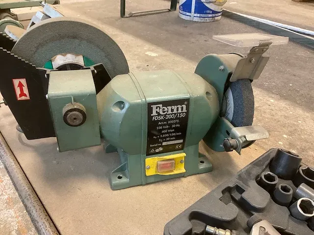 Ferm fdsk-200/150 werkbankslijpmachine - afbeelding 2 van  9