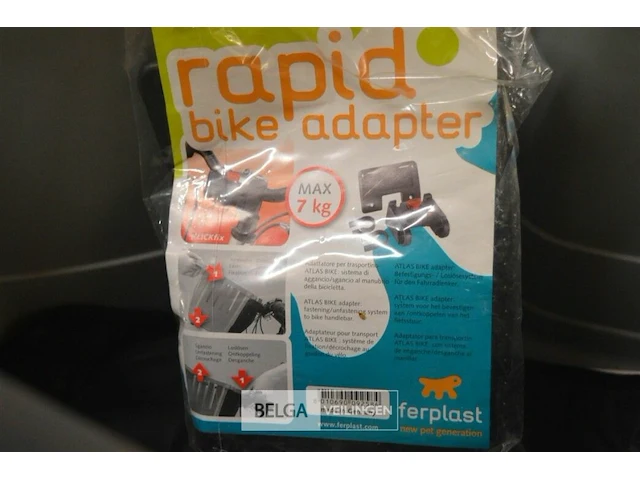 Ferplast klick-fix hondenkorf voor op de fiets - afbeelding 2 van  3