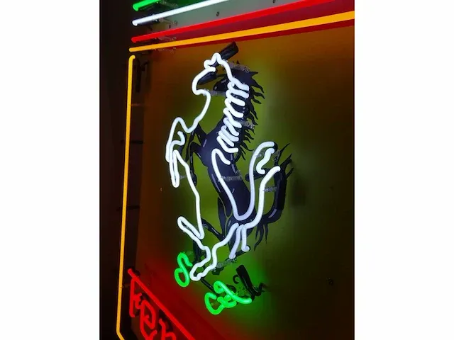 Ferrari - neon sign (glas) - 100 cm x 80 cm - afbeelding 5 van  23