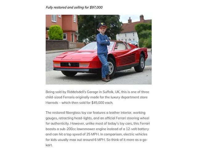 Ferrari testarossa junior - afbeelding 37 van  40