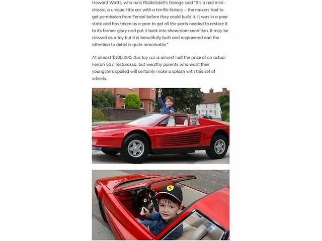 Ferrari testarossa junior - afbeelding 38 van  40
