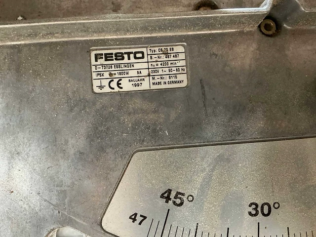 Festo cs 70 eb tafelcirkelzaagmachine - afbeelding 3 van  4