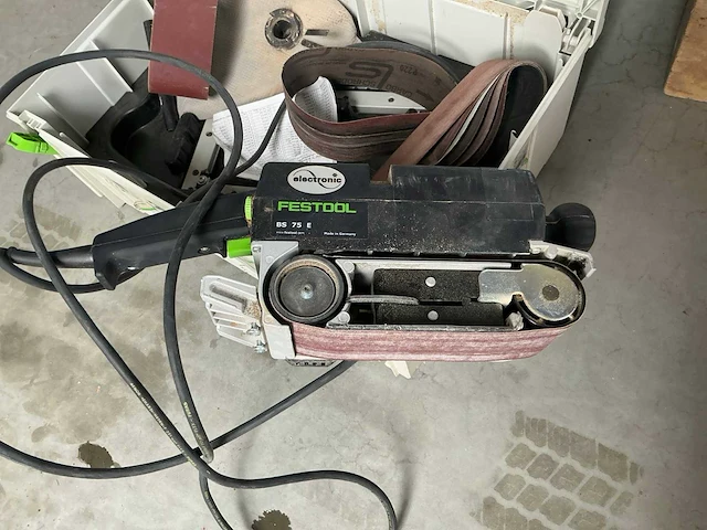 Festool bs 75 e bandschuurmachine - afbeelding 3 van  3