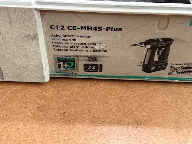Festool c12 ce-mh45-plus accu-schroefboormachine - afbeelding 5 van  8