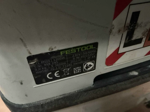 Festool ctl midi industriële stofzuiger - afbeelding 3 van  4