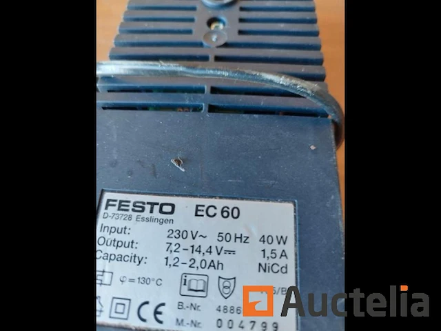 Festool ec 60 lader: - afbeelding 4 van  4