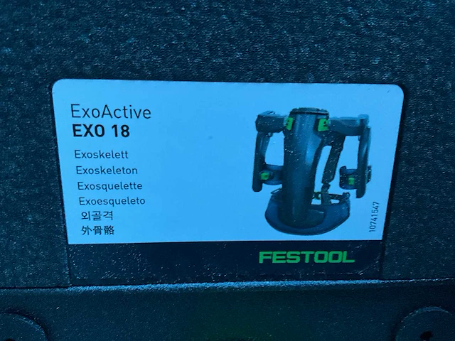 Festool exo 18 4,0 i-plus accu ondersteuningsharnas - afbeelding 8 van  9
