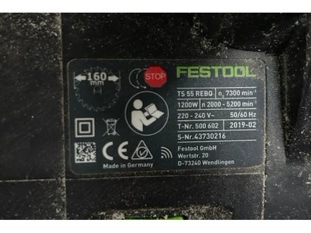 Festool invalzaag - afbeelding 4 van  4