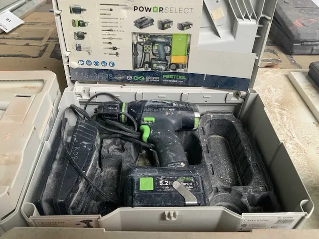 Festool t15 +3 li 5,2plus accu schroefmachine - afbeelding 1 van  1