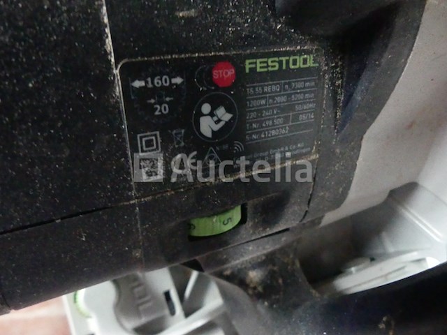 Festool ts 55 rebq cirkelzaag - afbeelding 4 van  8