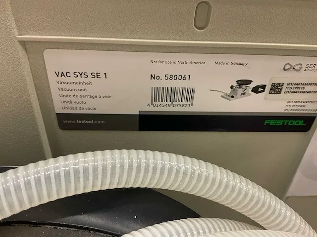 Festool vac sys se1 vacuümeenheid - afbeelding 4 van  6