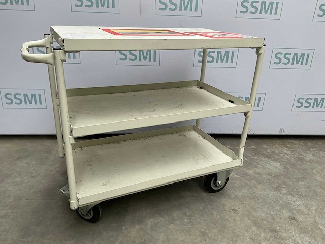 Fetra transportwagen met 3 legborden - afbeelding 1 van  8