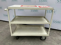 Fetra transportwagen met 3 legborden - afbeelding 2 van  8