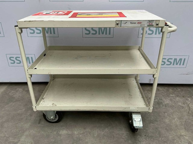 Fetra transportwagen met 3 legborden - afbeelding 4 van  8