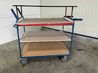 Fetra transportwagen met 4 legborden - afbeelding 3 van  12