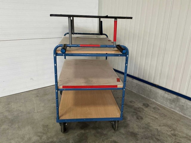 Fetra transportwagen met 4 legborden - afbeelding 4 van  12