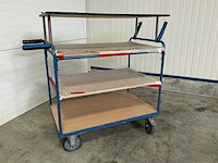 Fetra transportwagen met 4 legborden - afbeelding 1 van  12