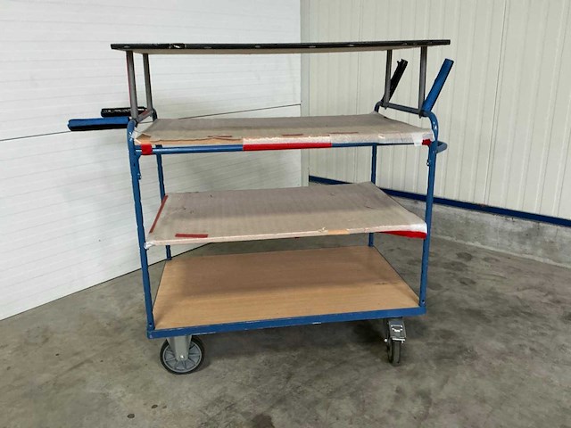 Fetra transportwagen met 4 legborden - afbeelding 5 van  12