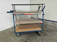 Fetra transportwagen met 4 legborden - afbeelding 5 van  12