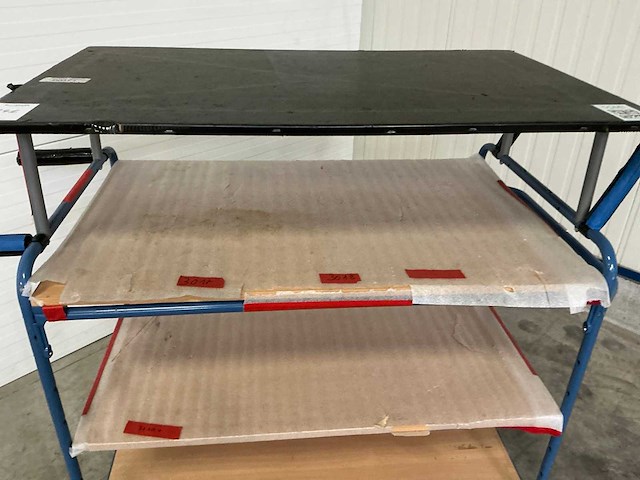 Fetra transportwagen met 4 legborden - afbeelding 7 van  12