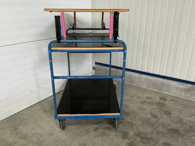 Fetra transportwagen met 4 legborden - afbeelding 3 van  11