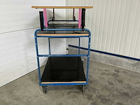 Fetra transportwagen met 4 legborden - afbeelding 3 van  11