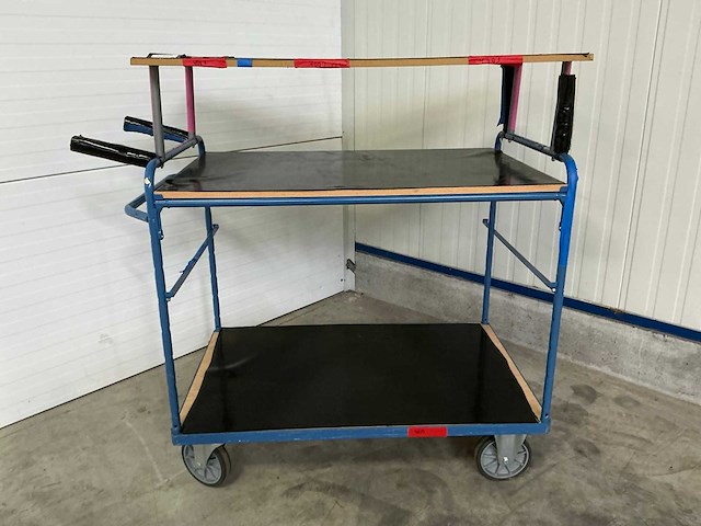 Fetra transportwagen met 4 legborden - afbeelding 4 van  11