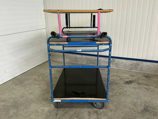 Fetra transportwagen met 4 legborden - afbeelding 10 van  11