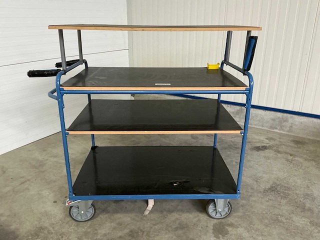 Fetra transportwagen met 4 legborden - afbeelding 2 van  12