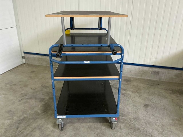 Fetra transportwagen met 4 legborden - afbeelding 3 van  12