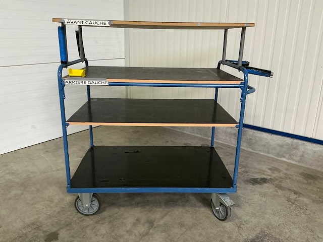 Fetra transportwagen met 4 legborden - afbeelding 5 van  12