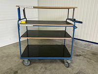 Fetra transportwagen met 4 legborden - afbeelding 5 van  12